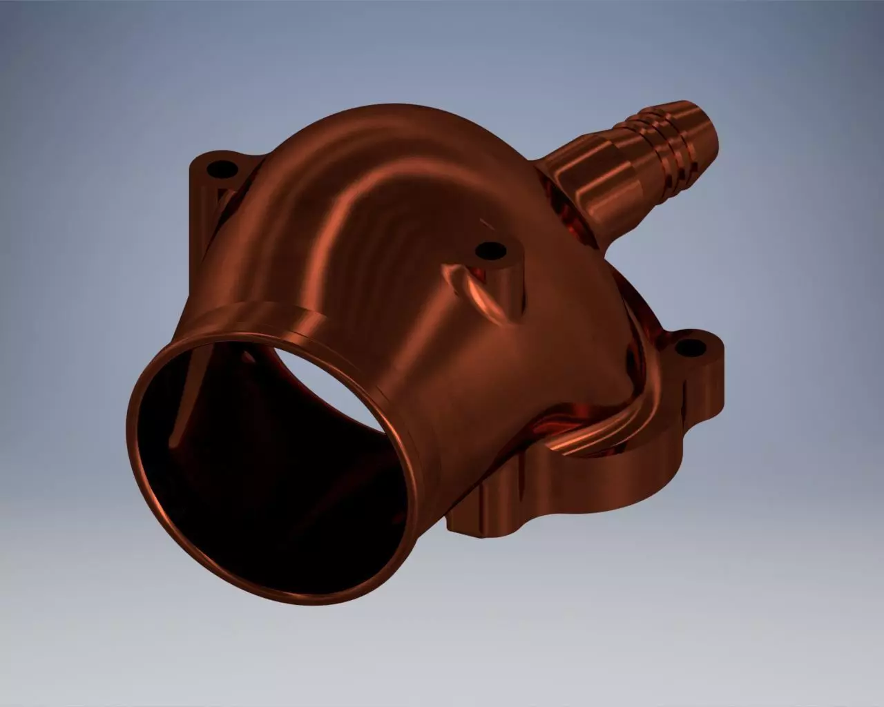 C20xe Powercap 71 mm 20 degree with fitting 20mm 3D print model_0