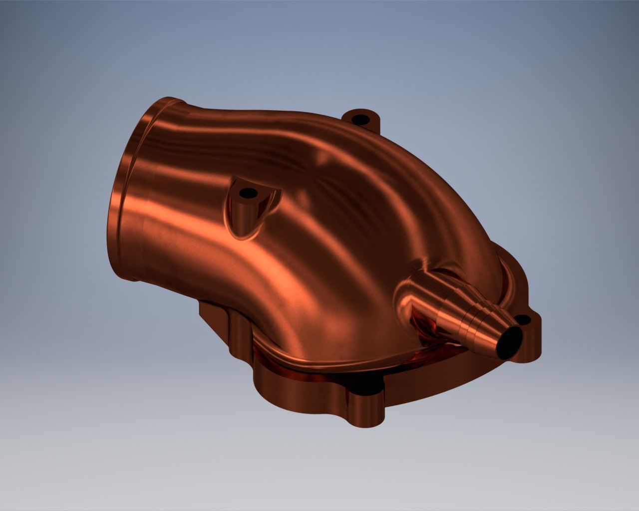 C20xe Powercap 71 mm 20 degree with fitting 20mm 3D print model_3