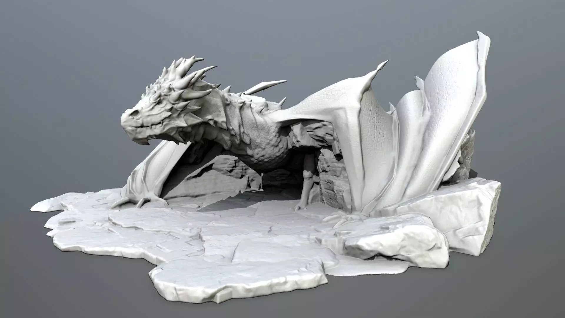 dragon 3D print model_0