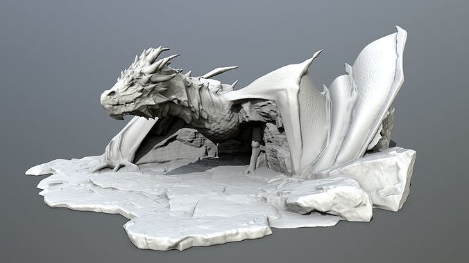 dragon 3D print model