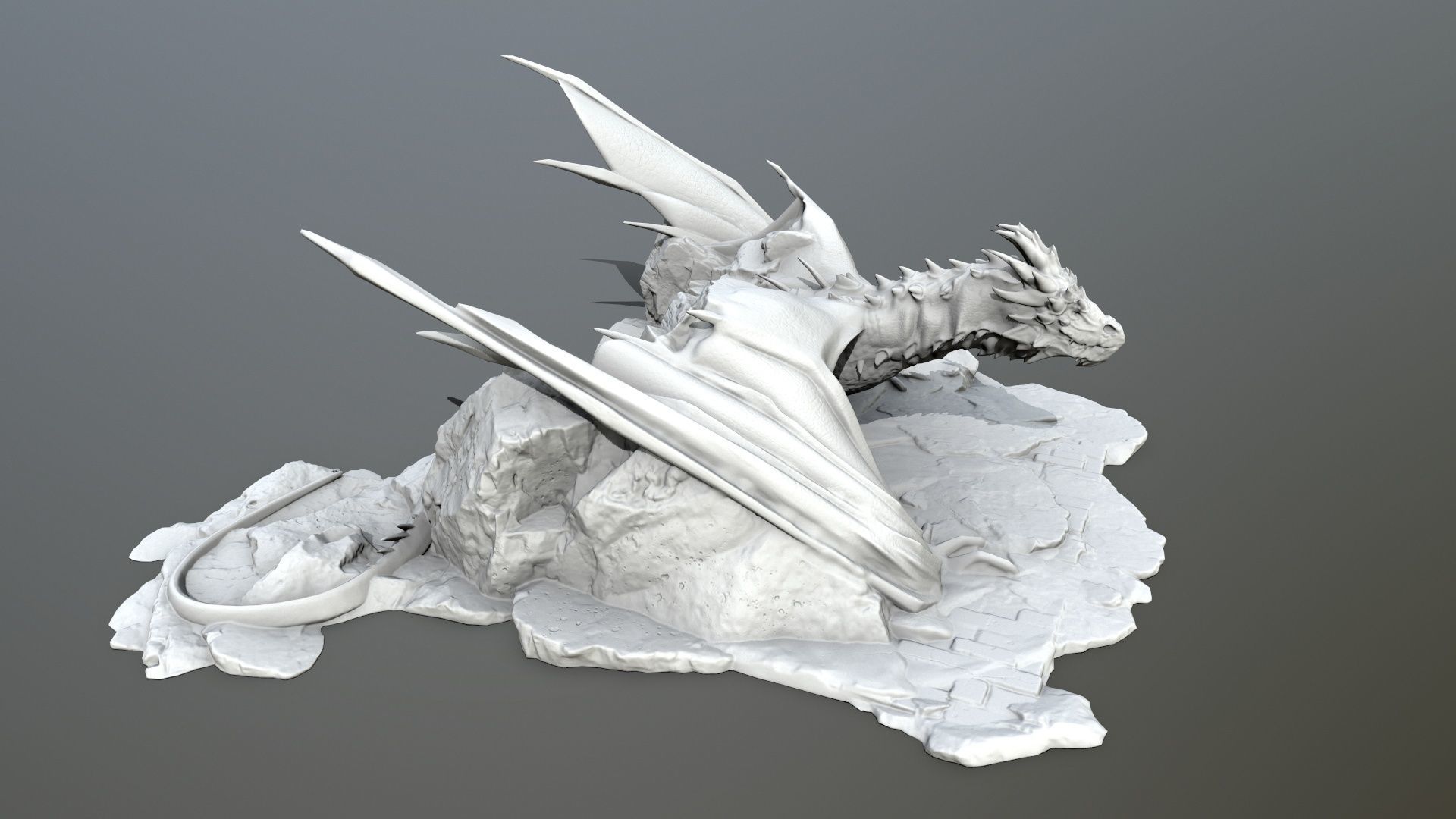 dragon 3D print model_5