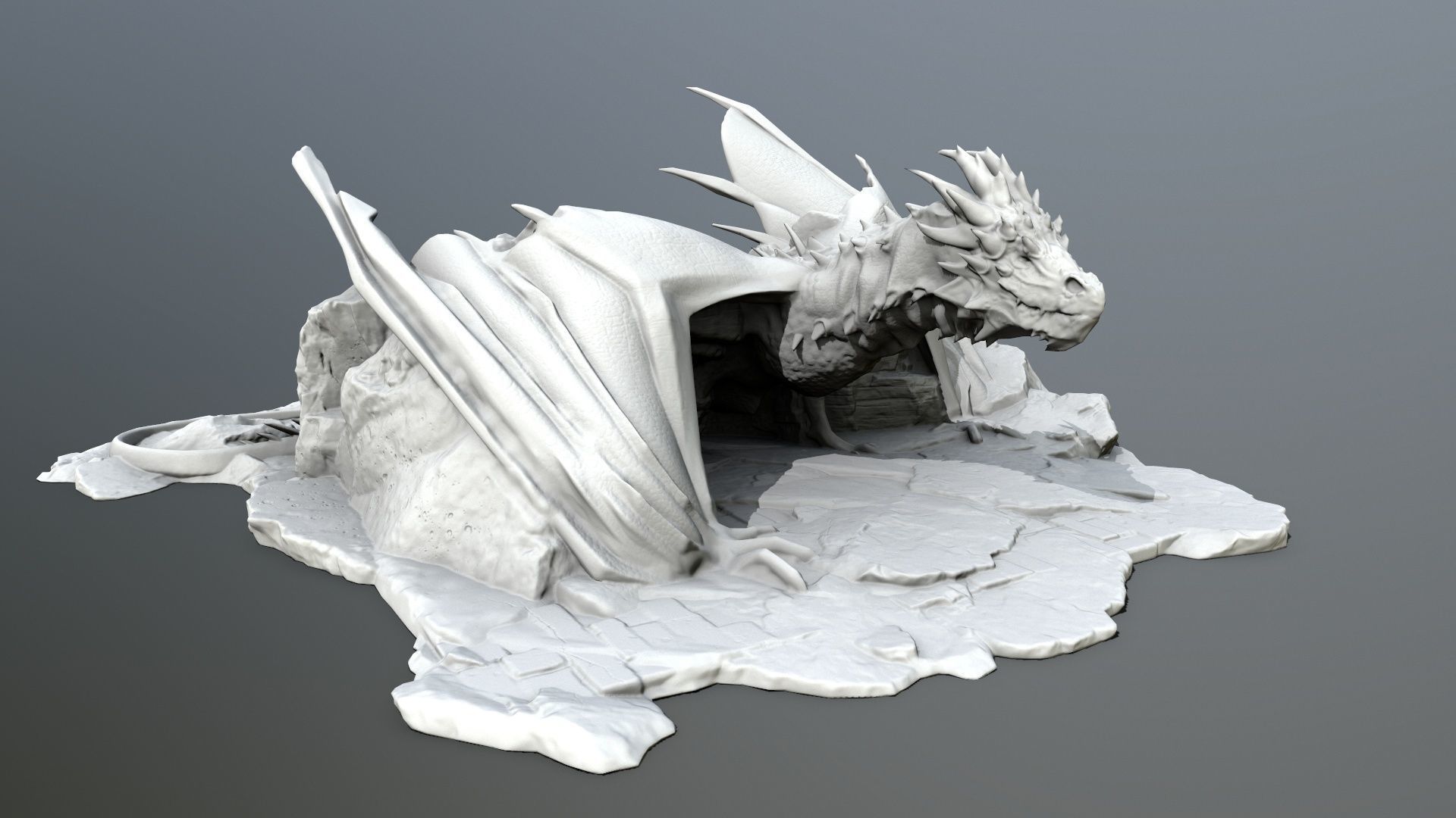 dragon 3D print model_6