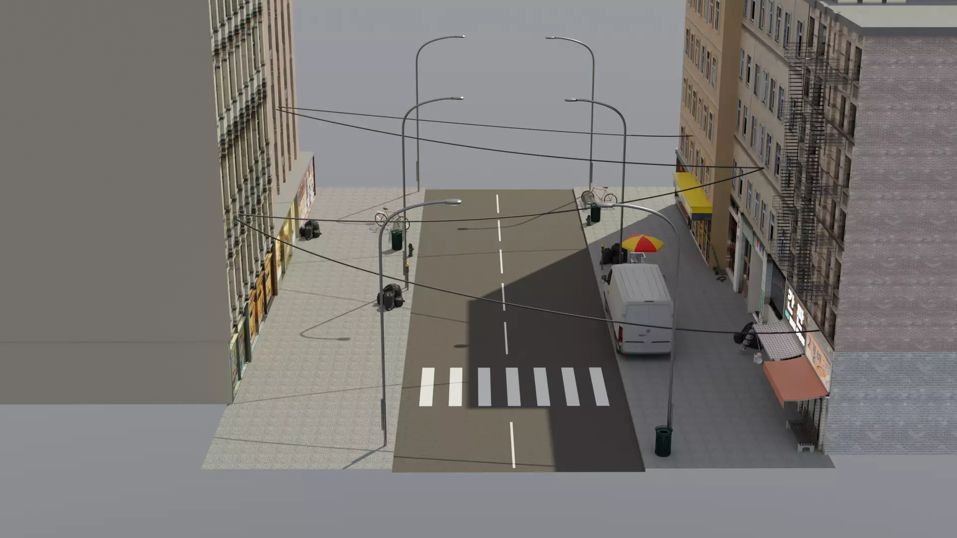 street1 graffiti ages Free 3D model_0