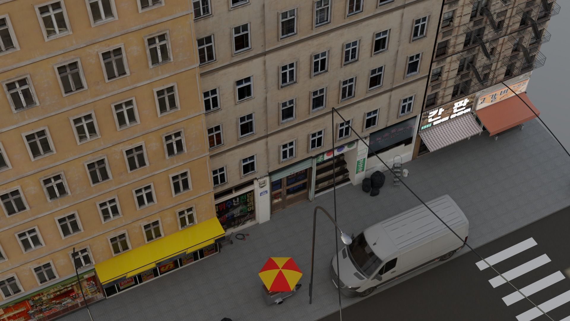 street1 graffiti ages Free 3D model_5