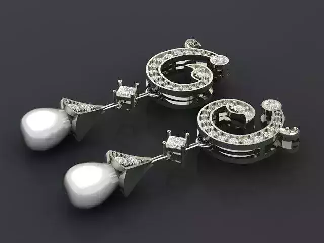 Pearl earrings