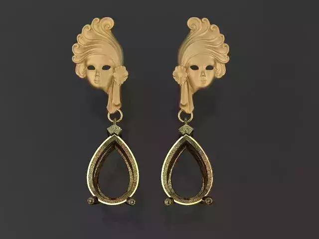 Mask earring