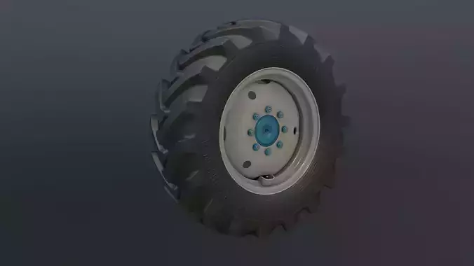 Complete set of wheels for MTZ 82 tractor