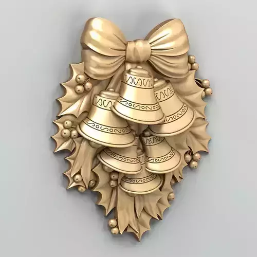 Carved decor central 024 3D model