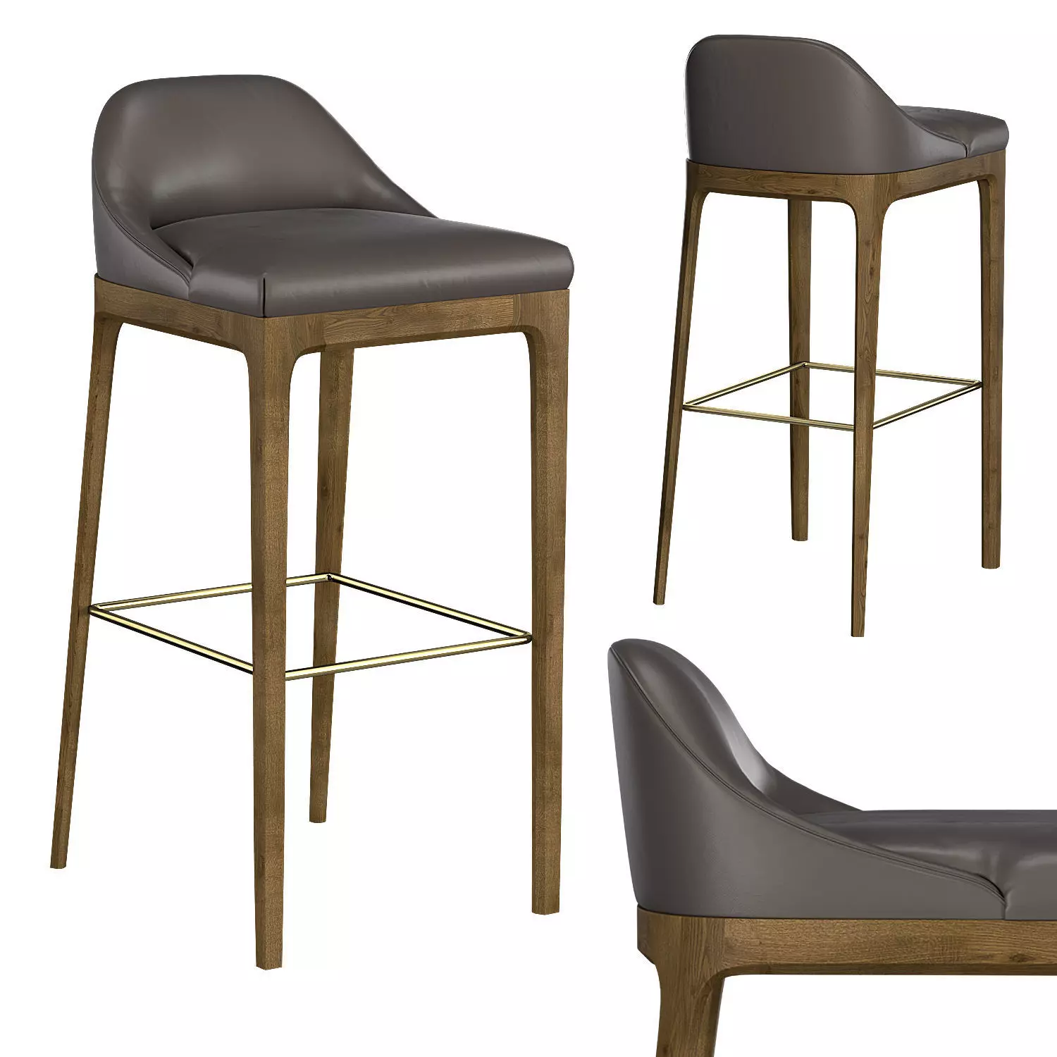 BELLAGIO BAR STOOL ART 5333-F 3D model_0