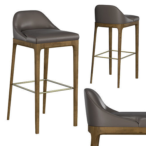 BELLAGIO BAR STOOL ART 5333-F 3D model