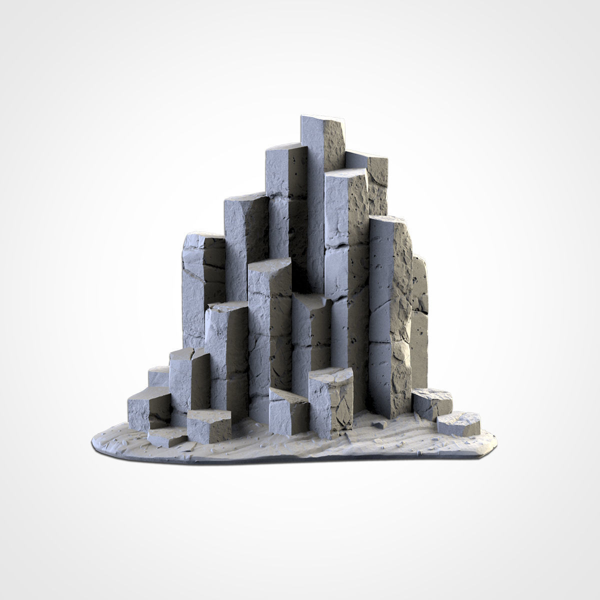 BASALTIC TERRAIN 3D print model_1