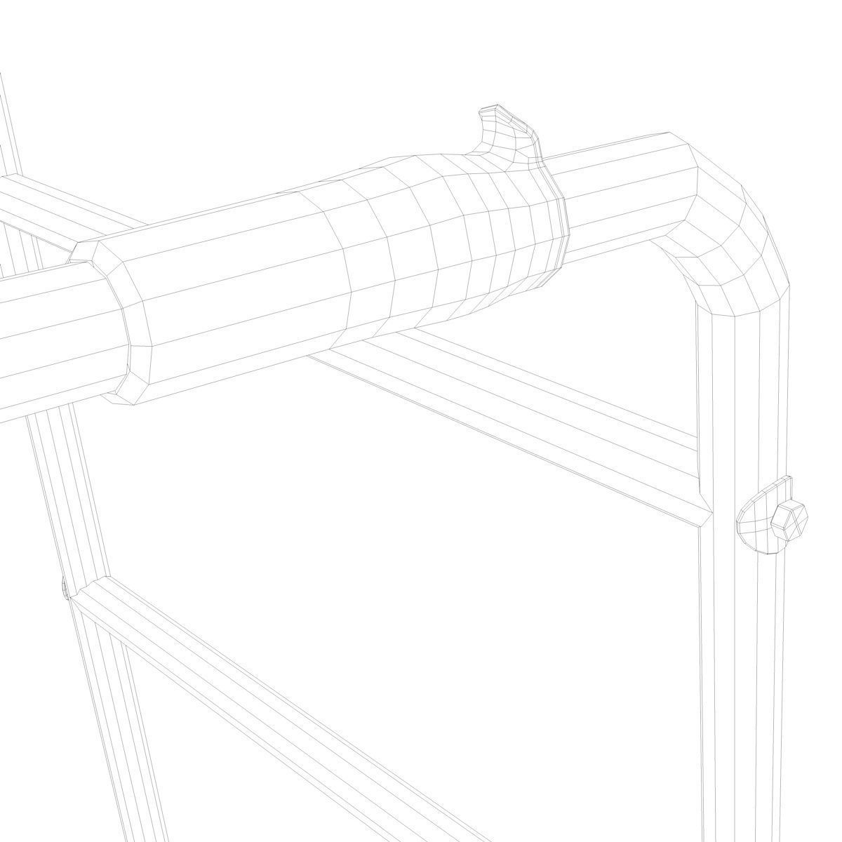 Walker stand 3D model_8