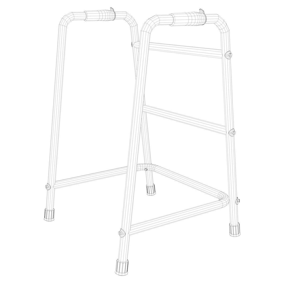 Walker stand 3D model_7