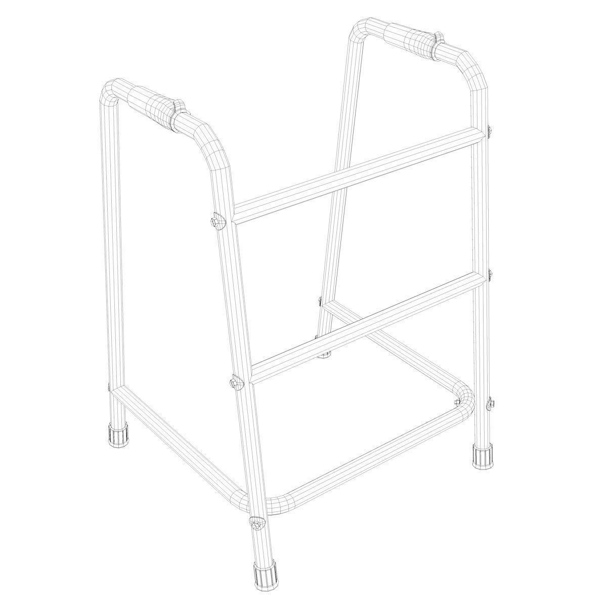 Walker stand 3D model_12