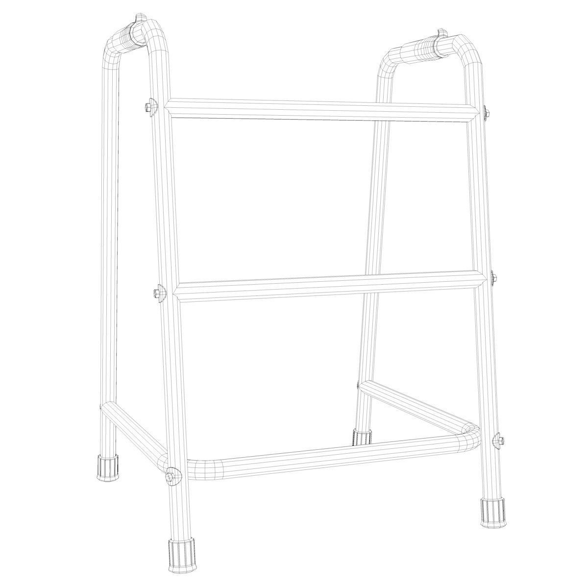 Walker stand 3D model_10