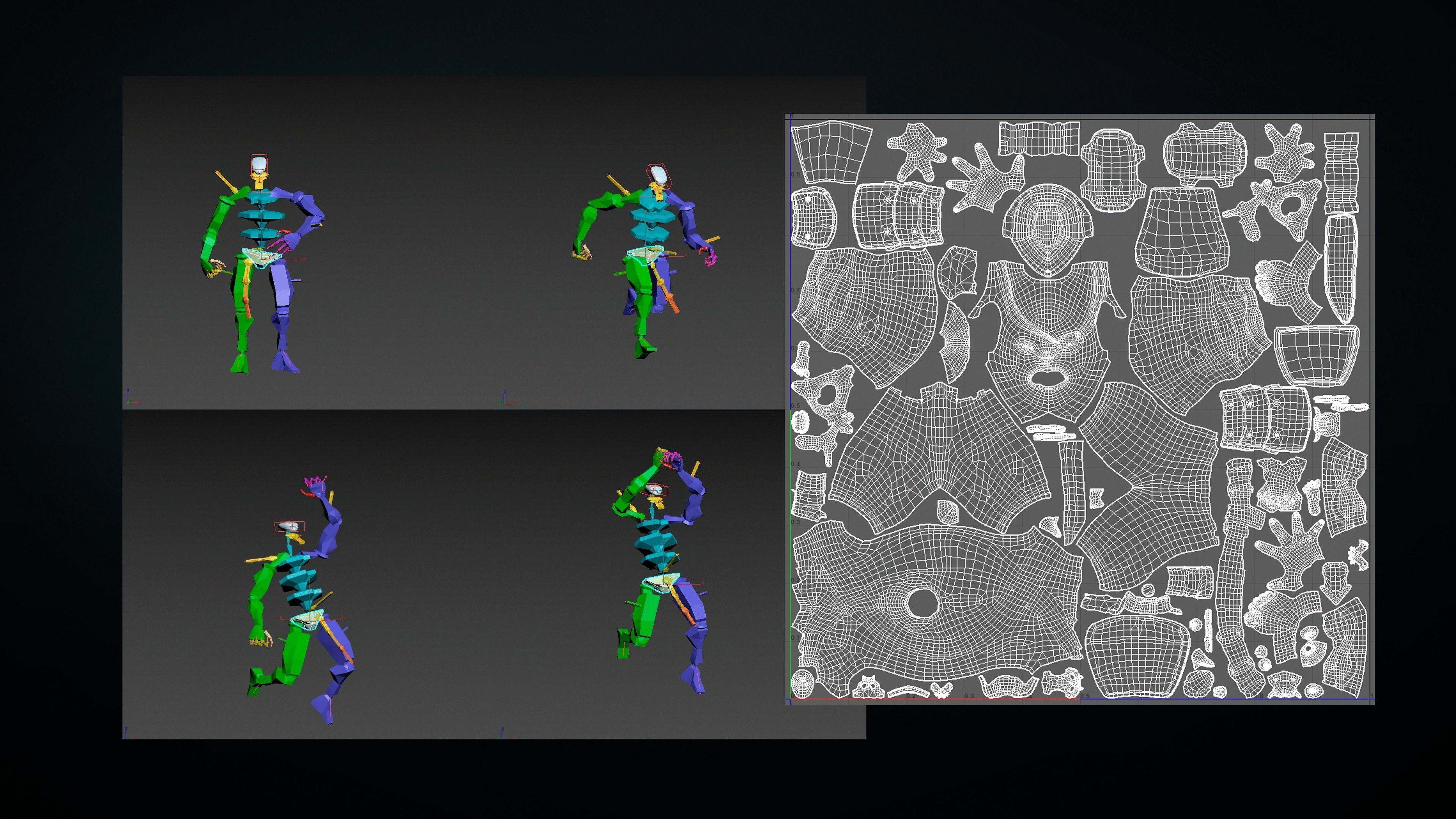 Orc Blademaster Low-Poly 3d model Low-poly 3D model_5