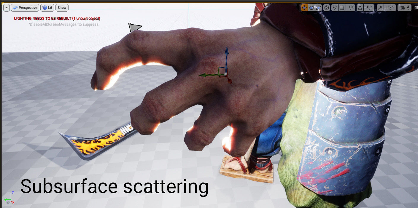 Orc Blademaster Low-Poly 3d model Low-poly 3D model_9