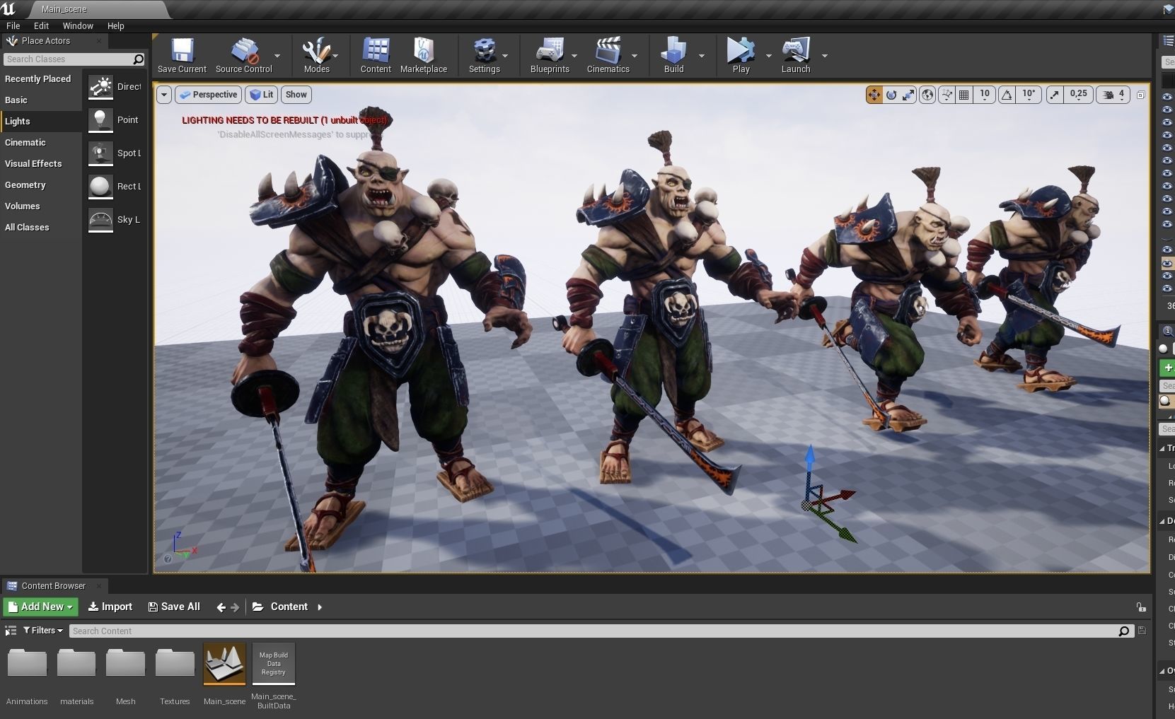 Orc Blademaster Low-Poly 3d model Low-poly 3D model_8