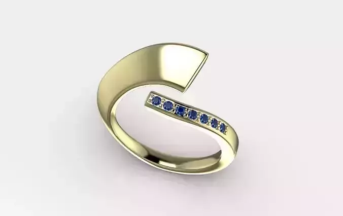 ring diamond brilliant  3D print model