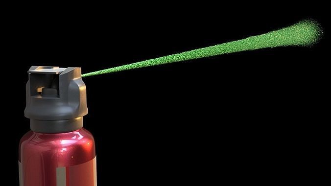 Pepperspray police 3D model