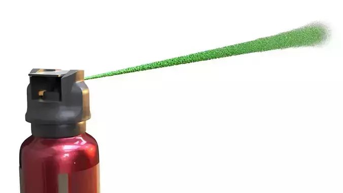 Pepperspray police 3D model