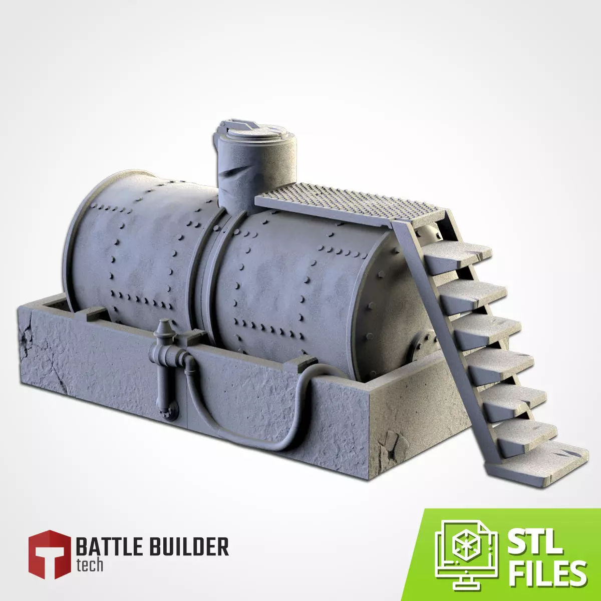 WATER TANK 3D print model_0