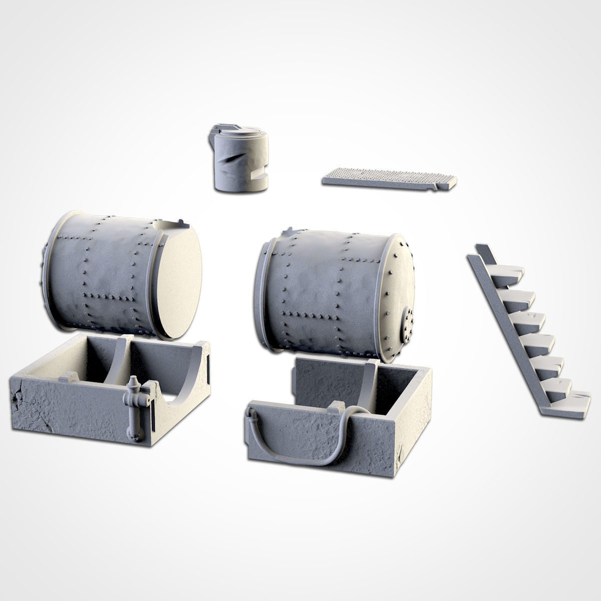 WATER TANK 3D print model_1