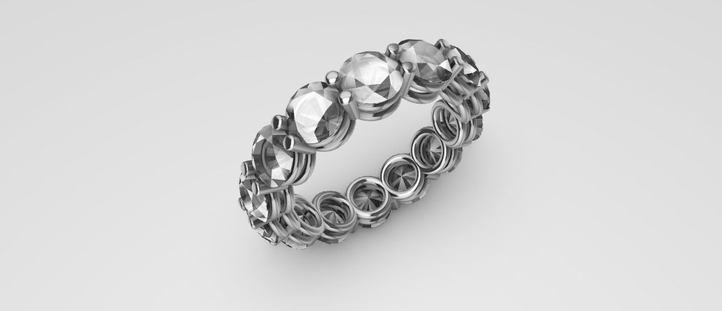 Eternity Ring  3D print model_2