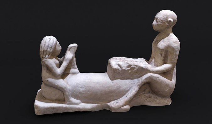 Egyptian Erotic Musicians 3D model