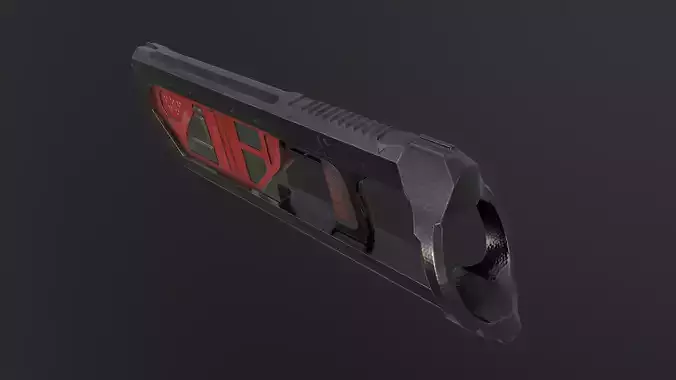 Low poly and High poly gun-JD8920H1