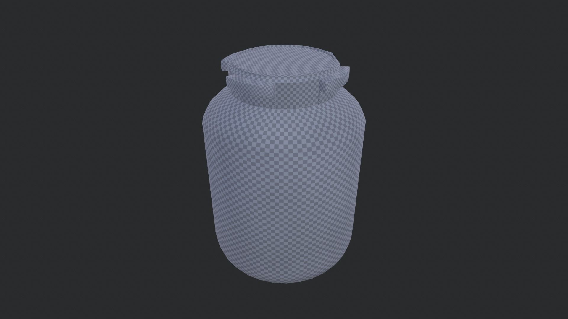 Bioplastic Drum 01 Low-poly 3D model_6