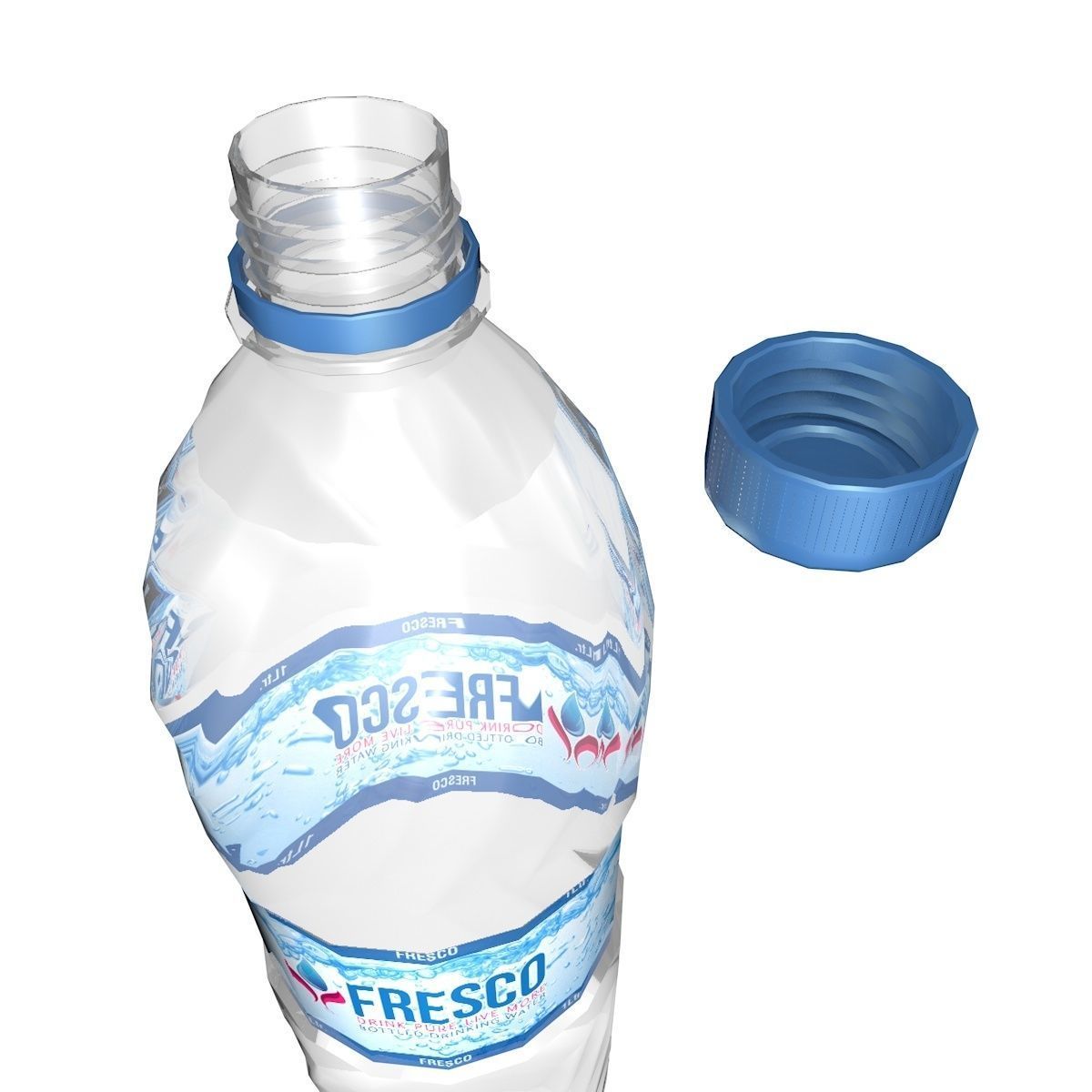 Water Botte 3D model_2