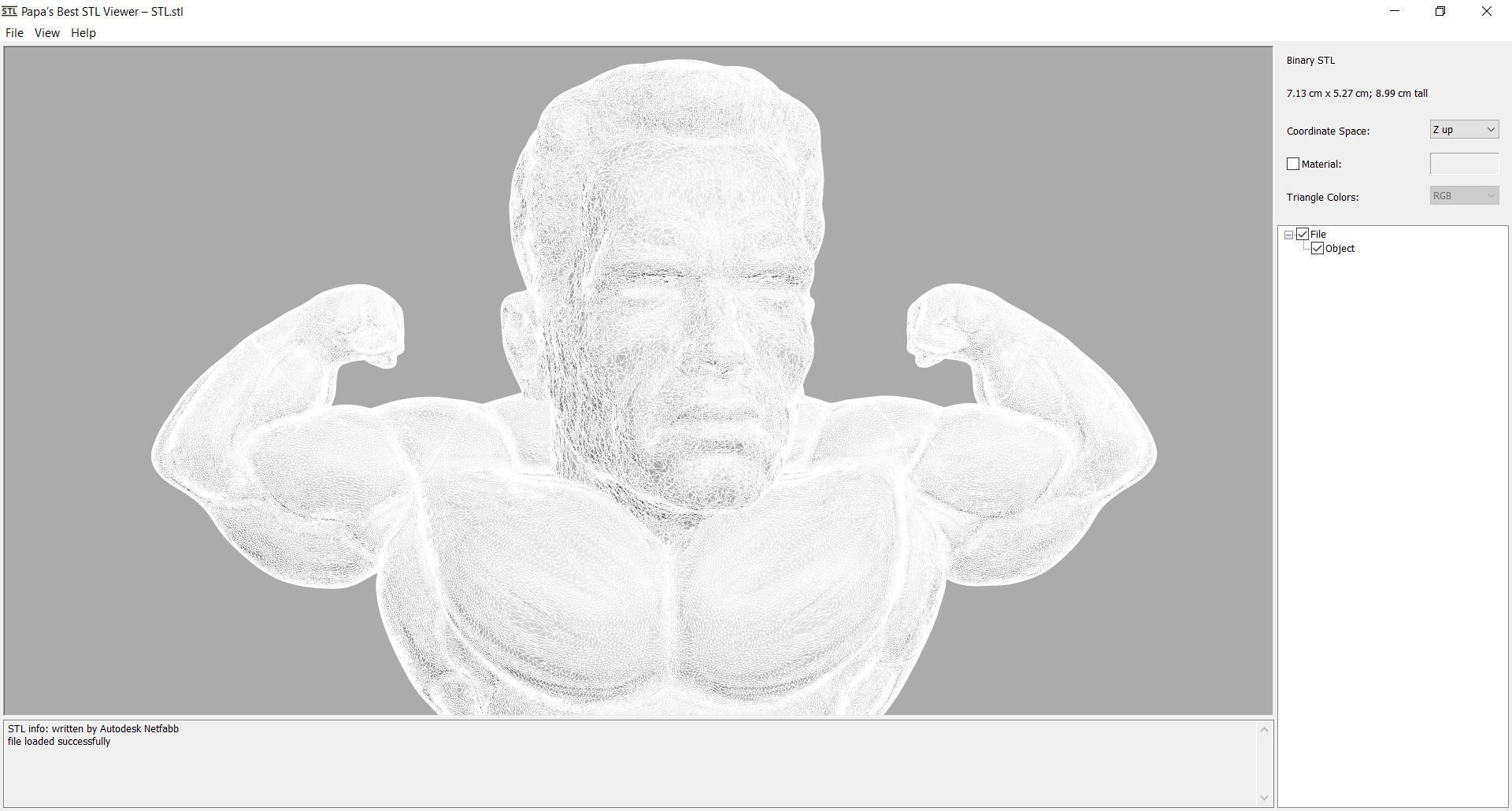 Statue - Arnie - Pose 3D print model_3