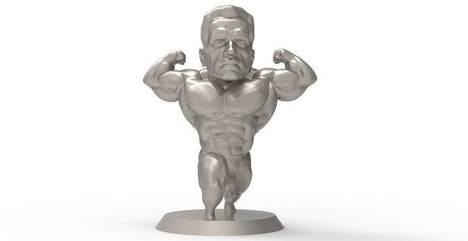 Statue - Arnie - Pose 3D print model