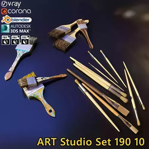 Artist Studio Brushes Set 190 10