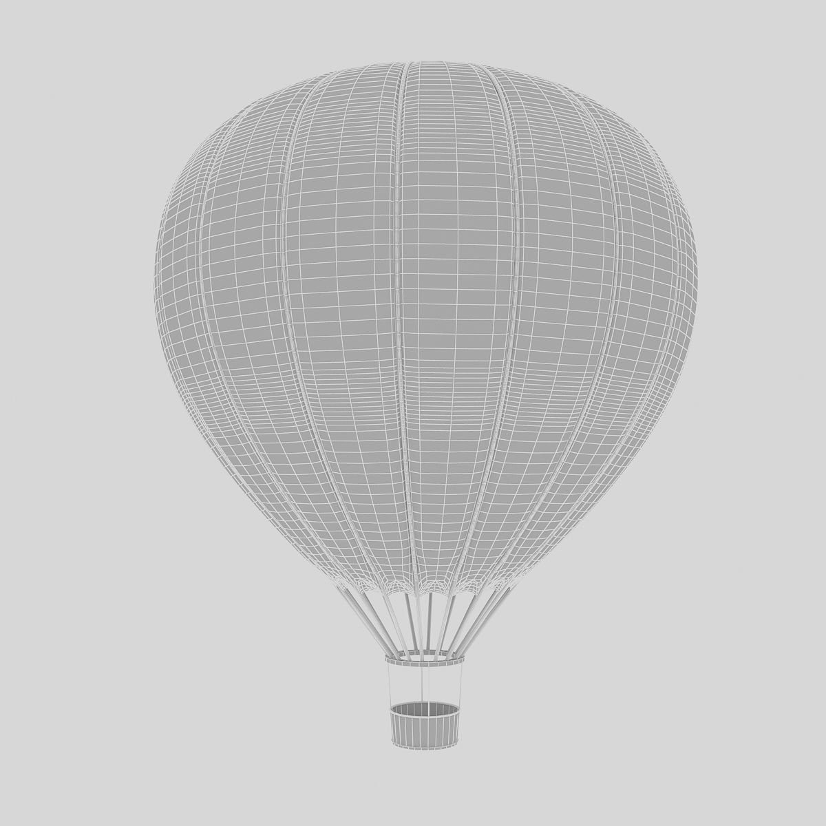 3d balloon model 03 Low-poly 3D model_3