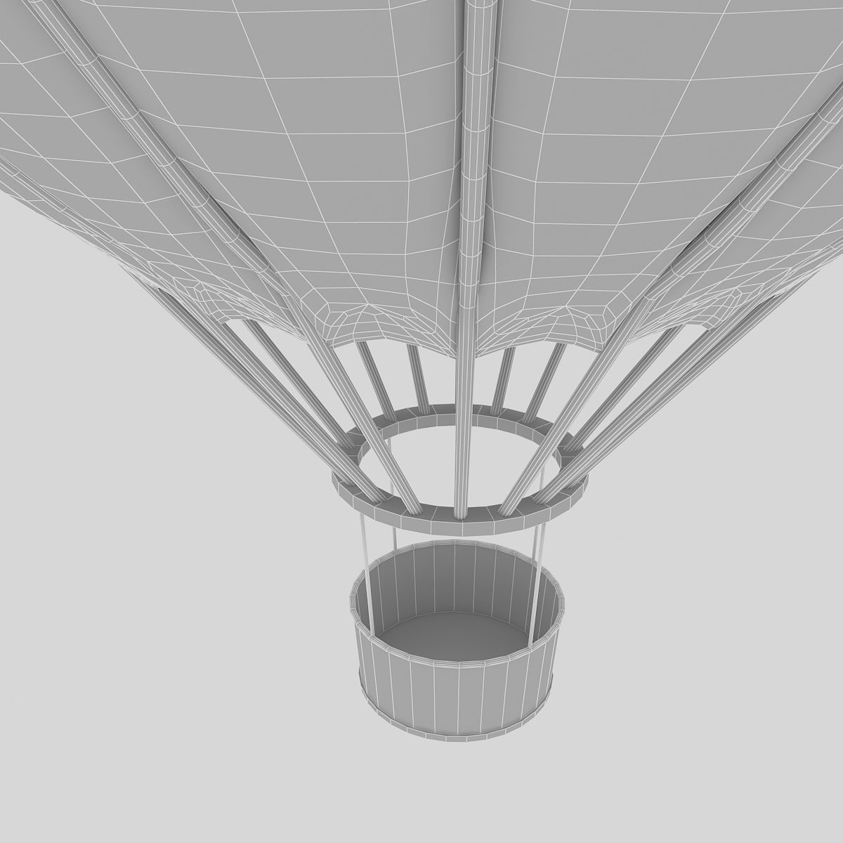 3d balloon model 03 Low-poly 3D model_5