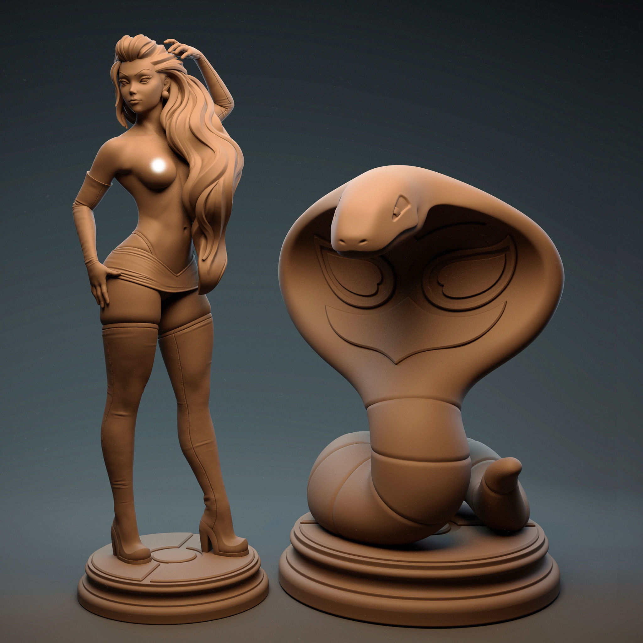 Jessie Pokemon NSFW 3D print model_1