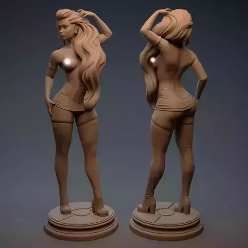 Jessie Pokemon NSFW 3D print model