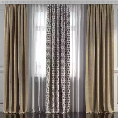 Curtain Set 249 3D model