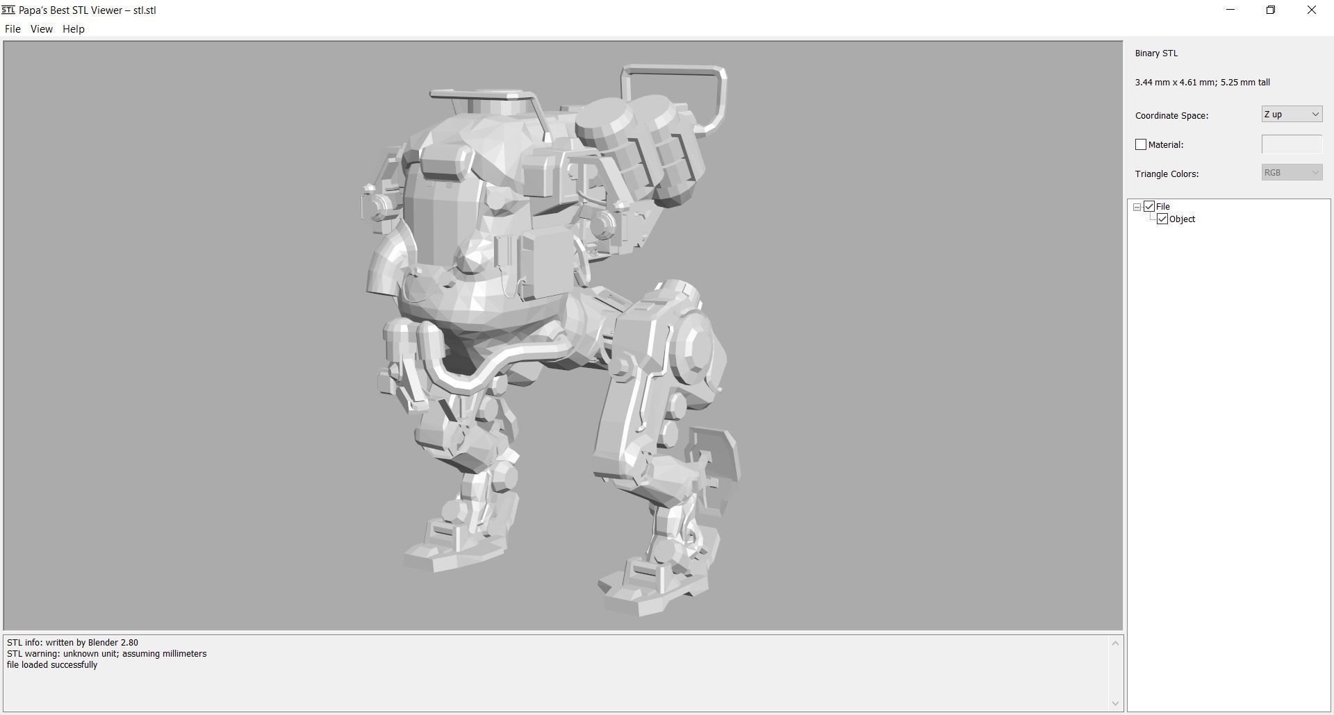 War Robot Character R01 3D model_4