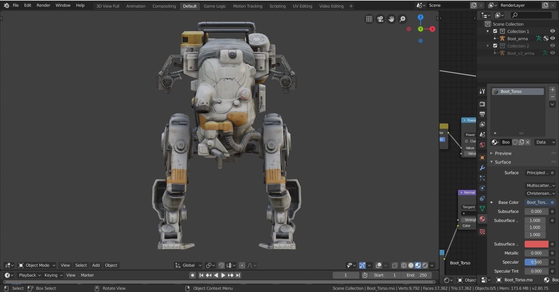 War Robot Character R01 3D model_13