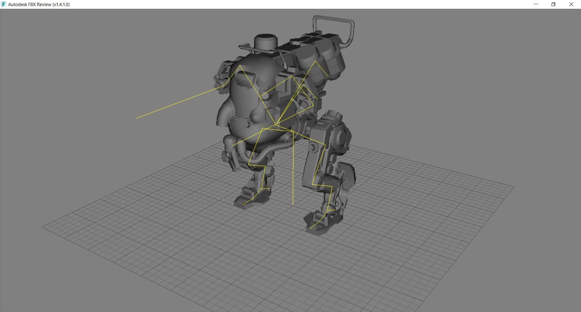 War Robot Character R01 3D model_9