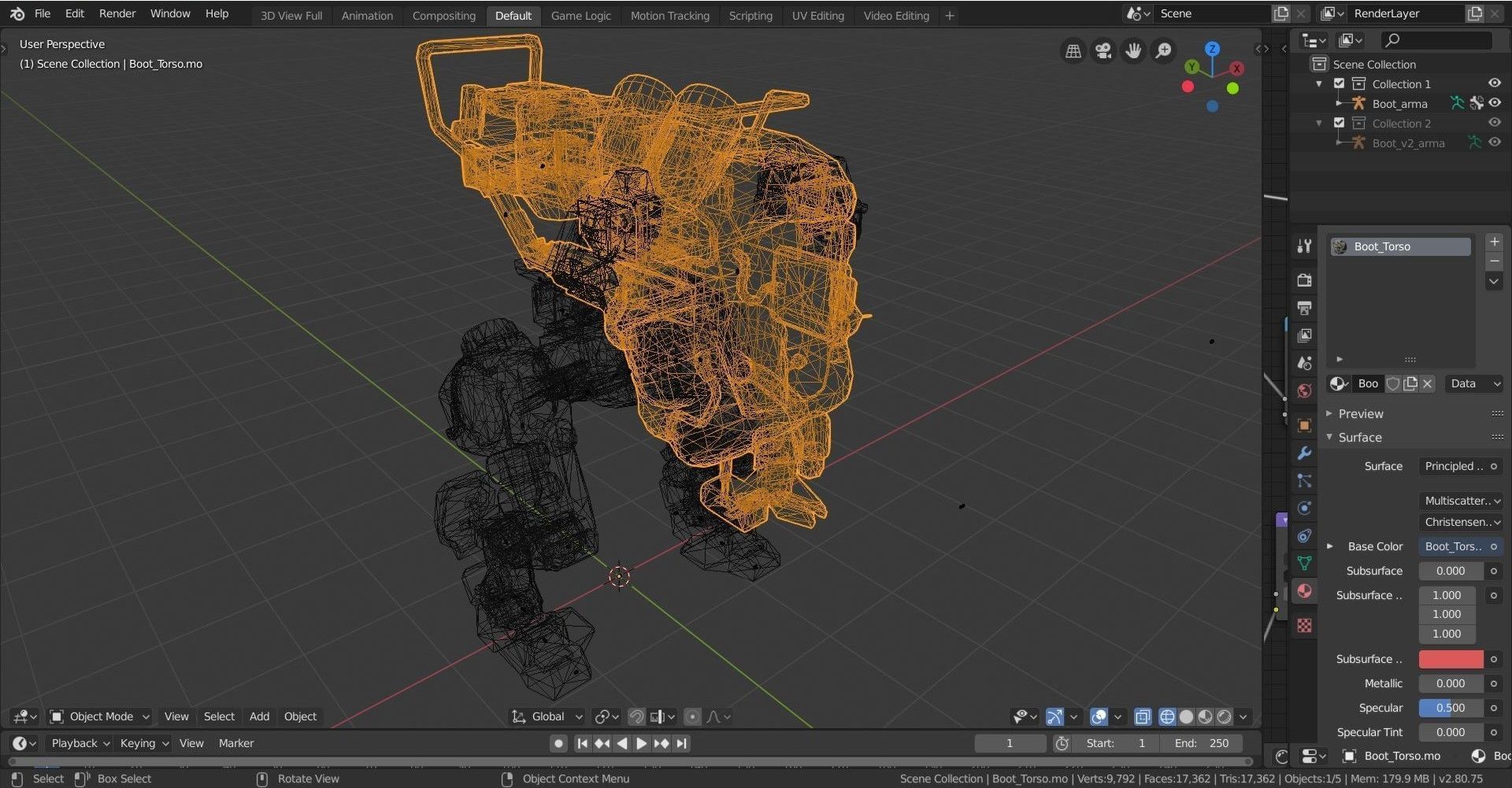 War Robot Character R01 3D model_7