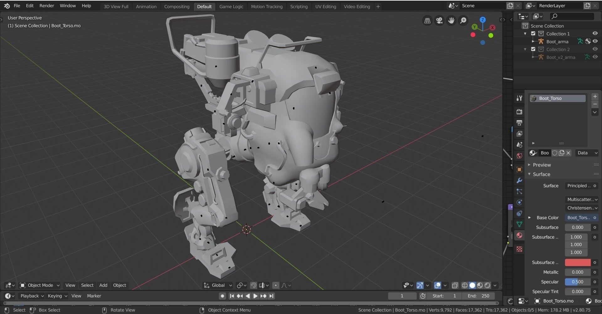 War Robot Character R01 3D model_6