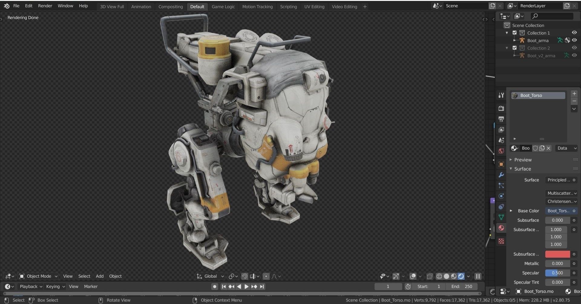 War Robot Character R01 3D model_8