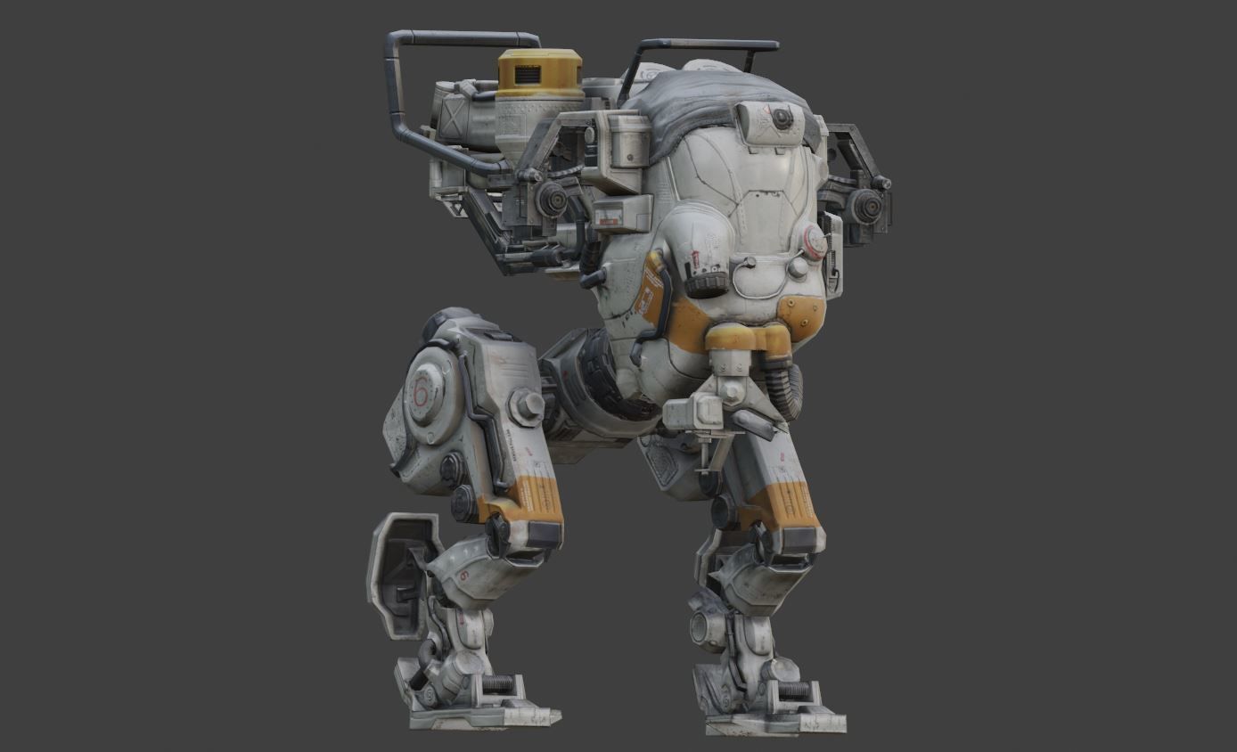 War Robot Character R01 3D model_1