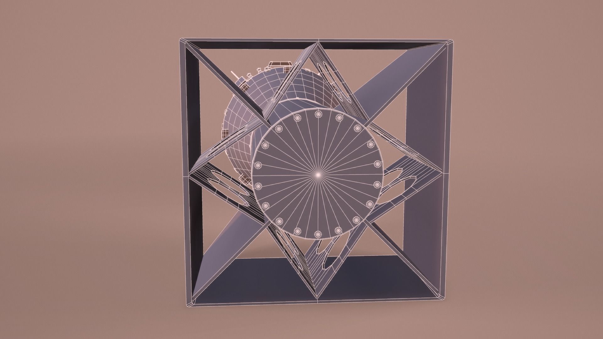 Little Boy Atomic Bomb Low-poly 3D model_29