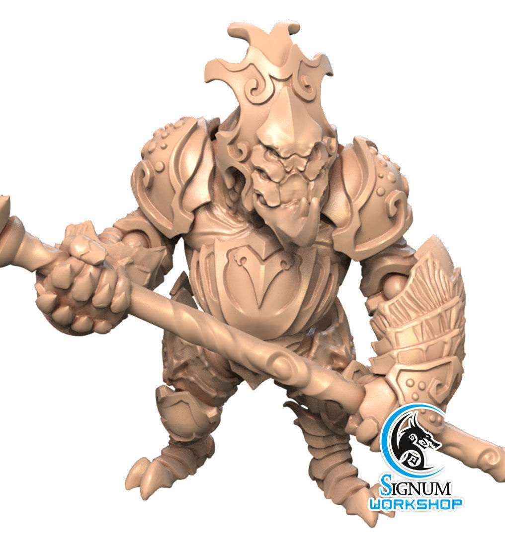 Pre-supported 3D printable model of Guard-Construct of Fortress 3D print model_2