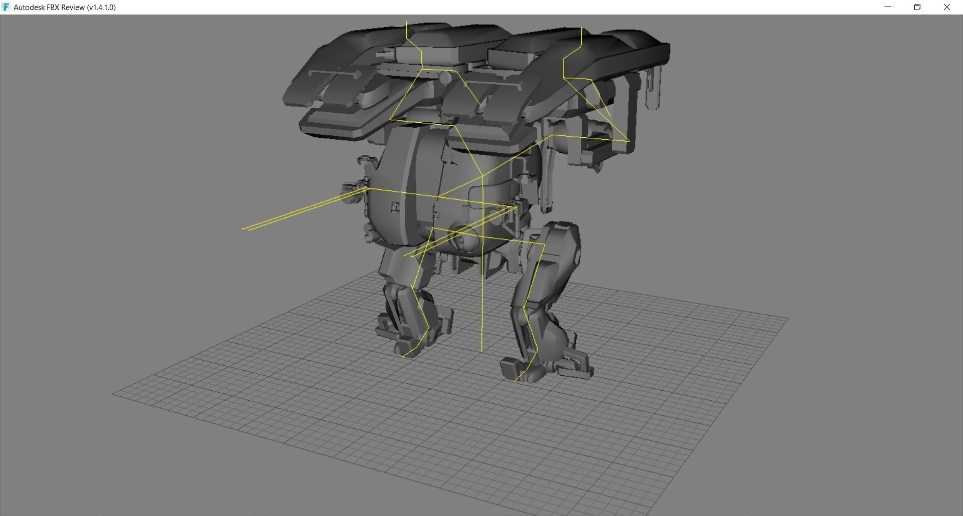 War Robot Character R02 3D model_6